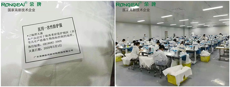 og视讯医纺防护服